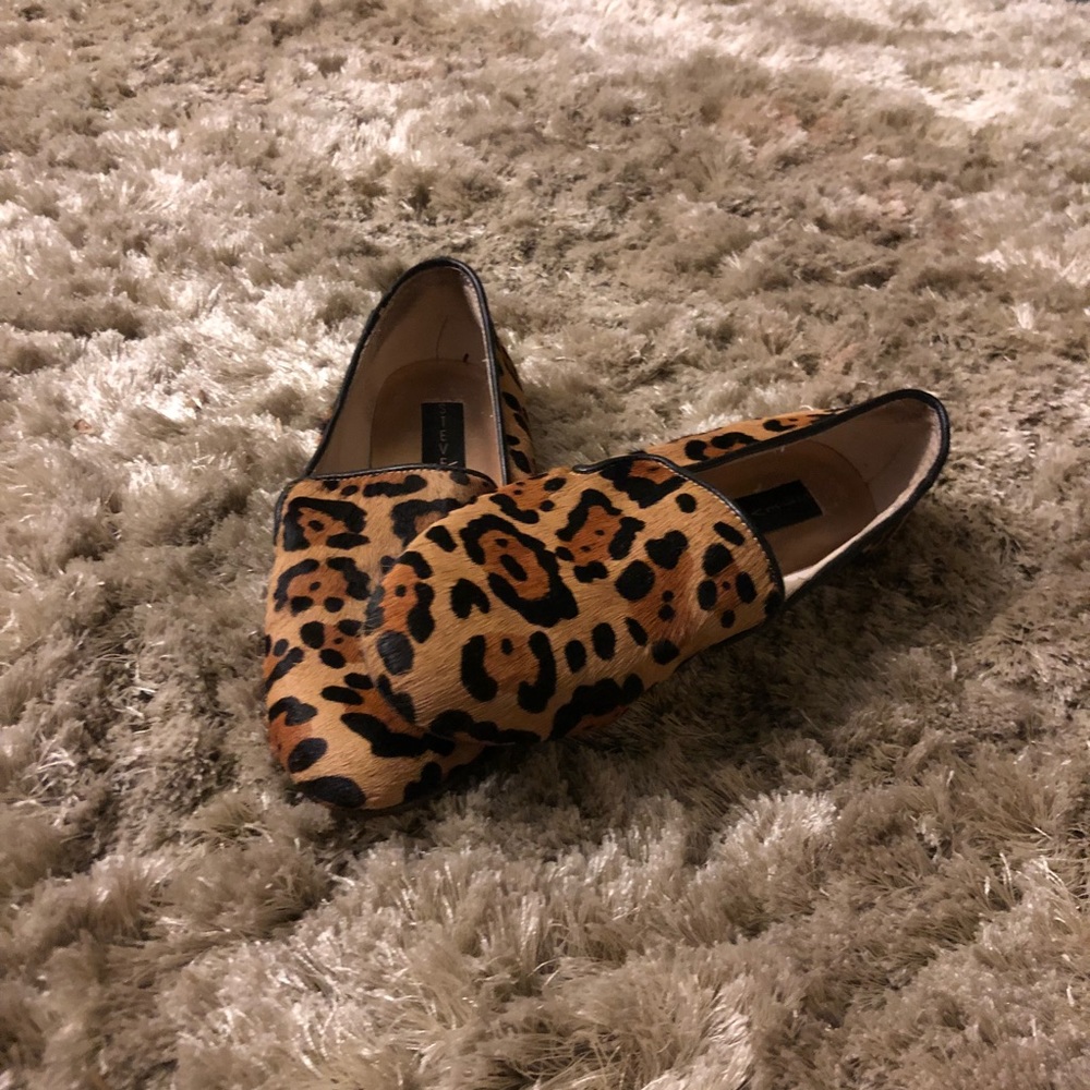 Steve Madden leopard print slip ons!